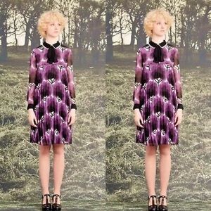 Orla Kiely Georgette Virginia Dress UK 6 US 2